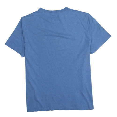 Fred Perry Men's Blue 2XL Crew Neck Cotton Jersey T-Shirt