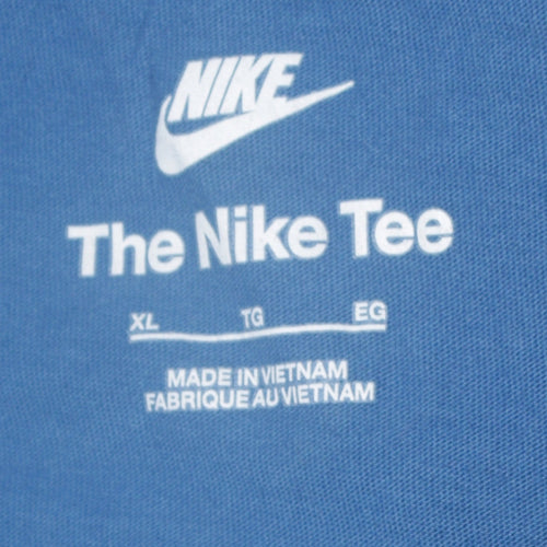 Nike Men's Blue XL Crew Neck Sports T-Shirt