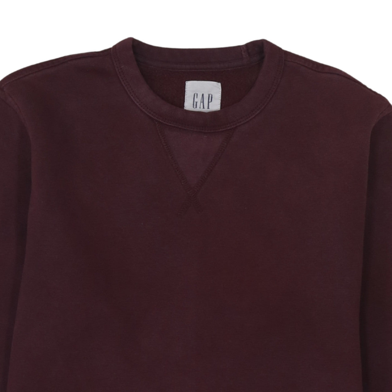 GAP Men's Brown Crew Neck Fleece Sweatshirt XS Regular Fit