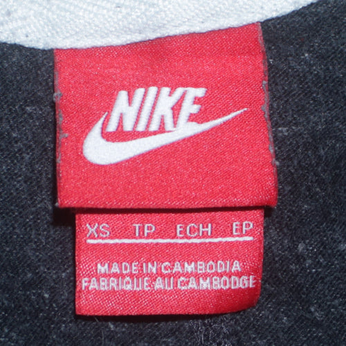 Nike Women’s Black XS Full Zip Hoodie Just Do It Cotton Blend