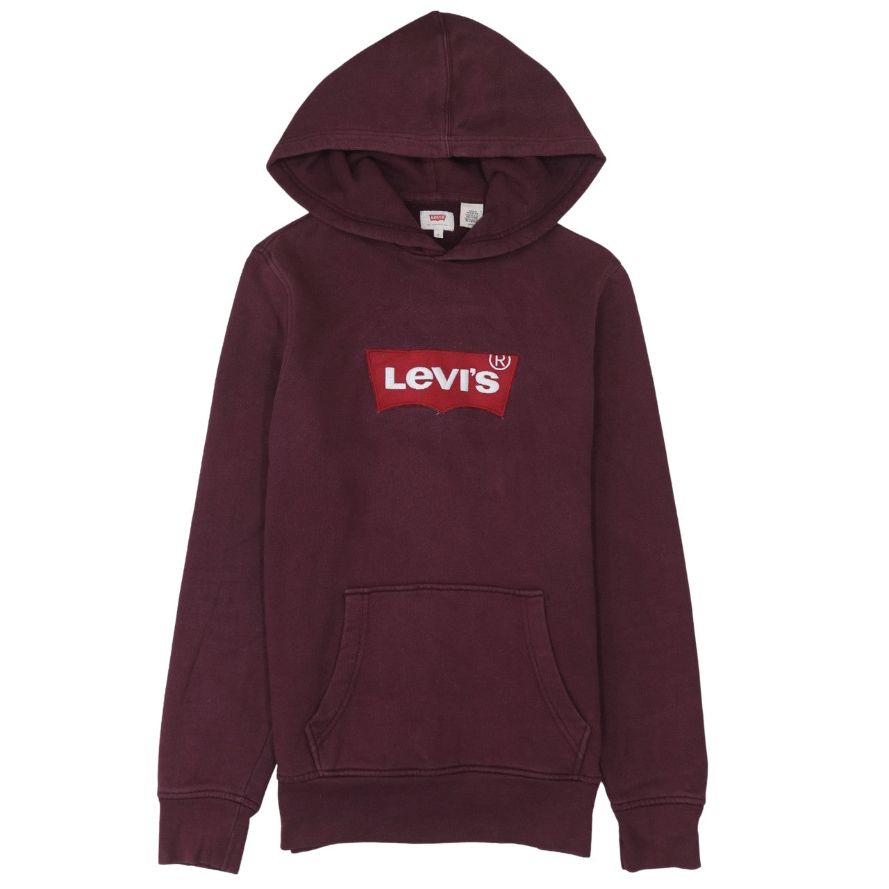 Levi's Men's Brown Pullover Hoodie S Logo Graphic Fleece