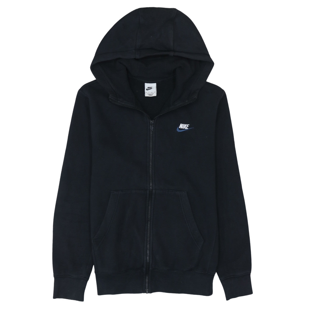 Nike Men's Black XS Full Zip Hoodie Sweatshirt Fleece