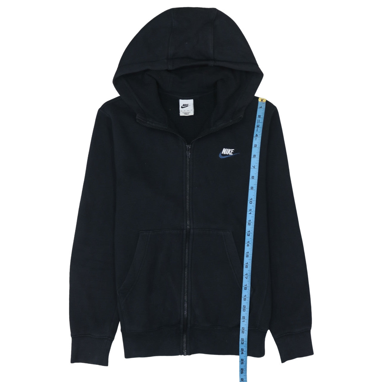 Nike Men's Black XS Full Zip Hoodie Sweatshirt Fleece