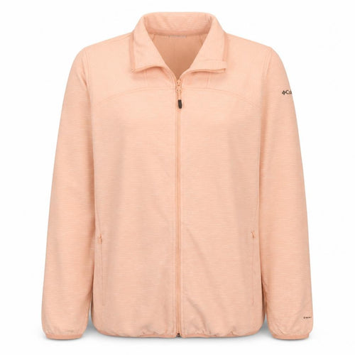 Columbia Women Peach Full Zip Lightweight Sweatshirt XL