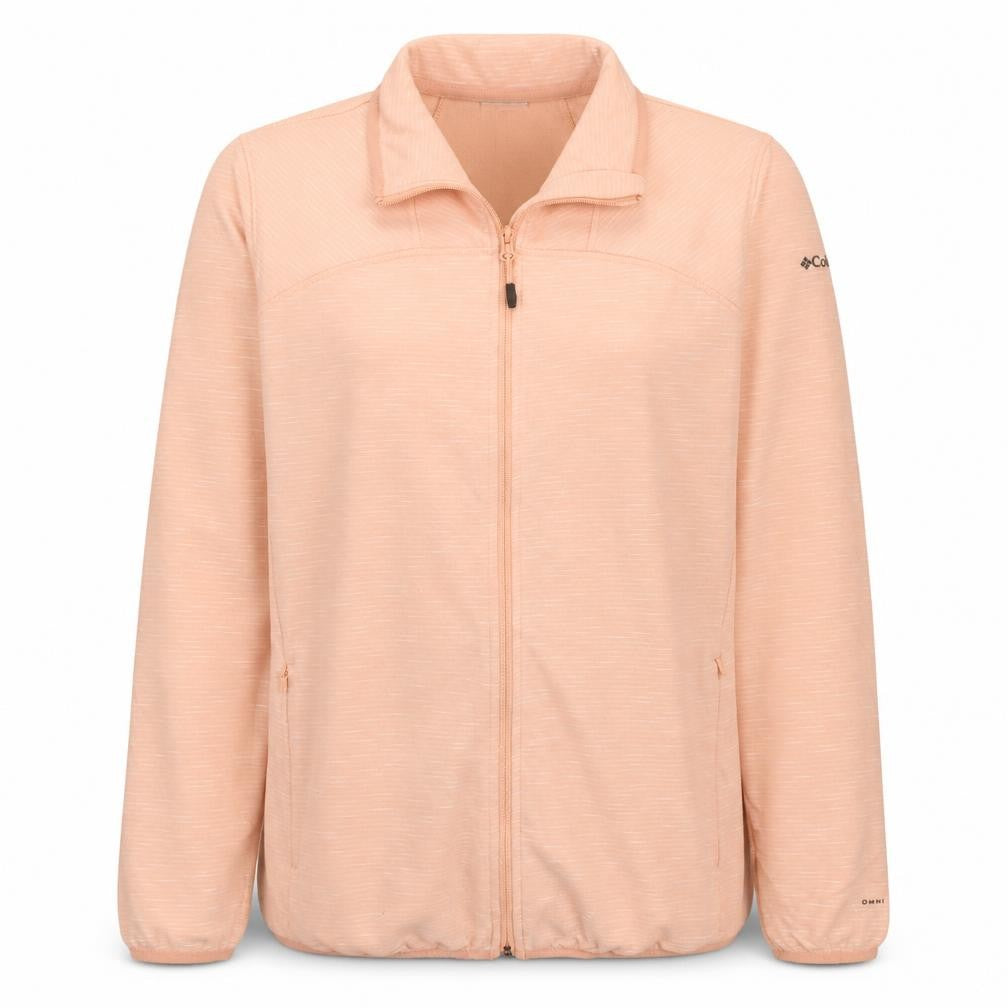 Columbia Women Peach Full Zip Lightweight Sweatshirt XL