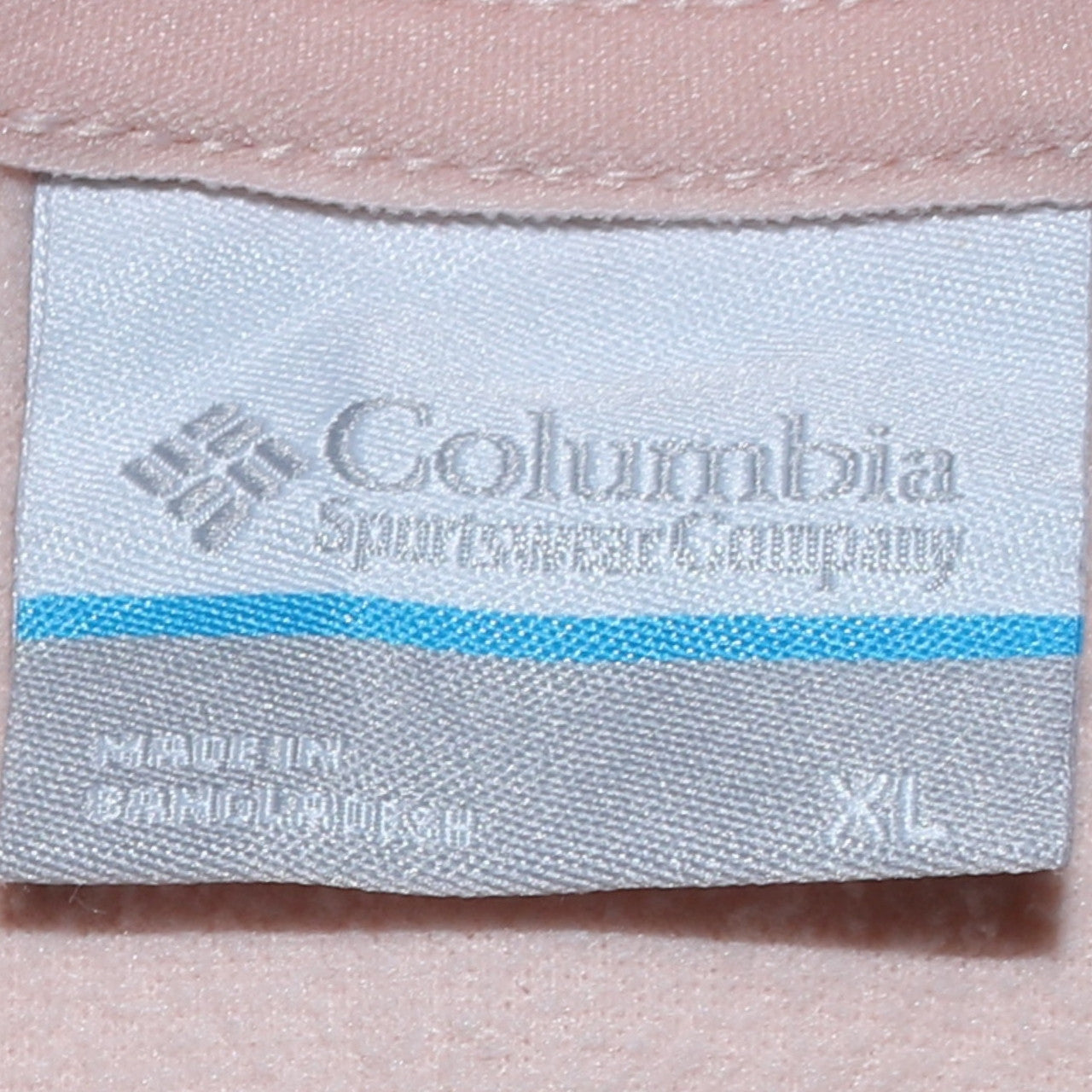 Columbia Women Peach Full Zip Lightweight Sweatshirt XL