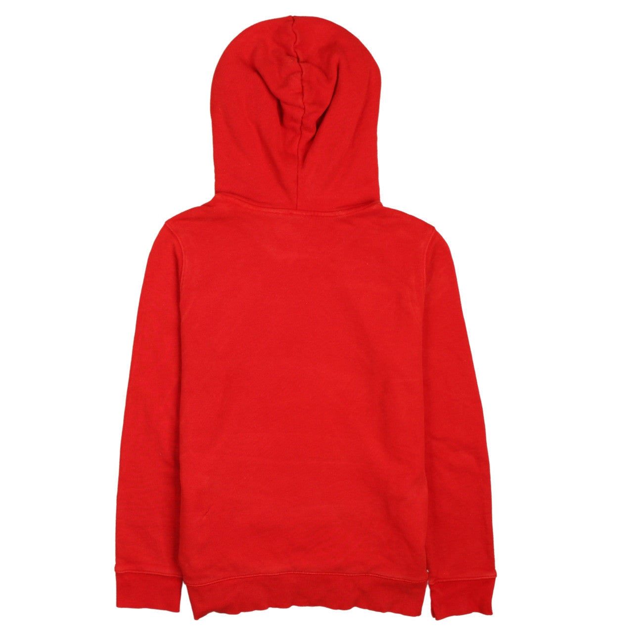 Adidas Womens Red Pullover Hoodie UK 10 Trefoil Logo Sweatshirt