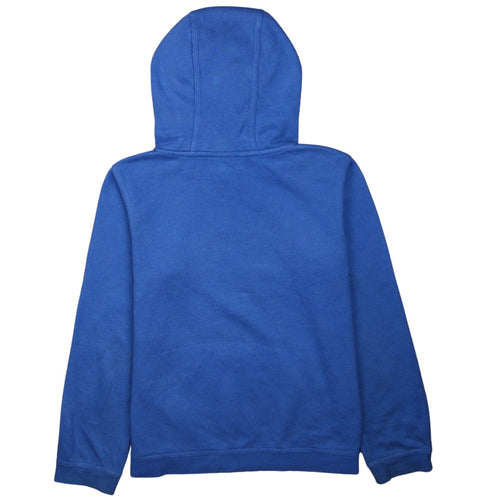 Nike Womens Blue XL Pullover Hoodie with Logo Print