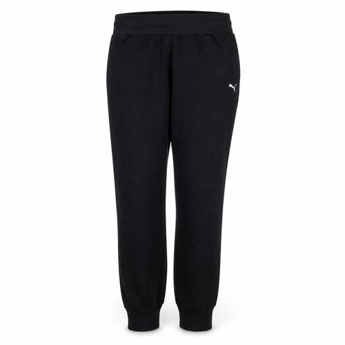 Puma Women Black Jogger Sweatpants Size 12 Cotton Blend