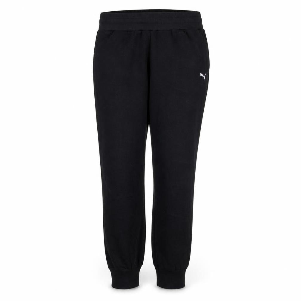 Puma Women Black Jogger Sweatpants Size 12 Cotton Blend