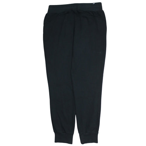 Puma Women Black Jogger Sweatpants Size 12 Cotton Blend