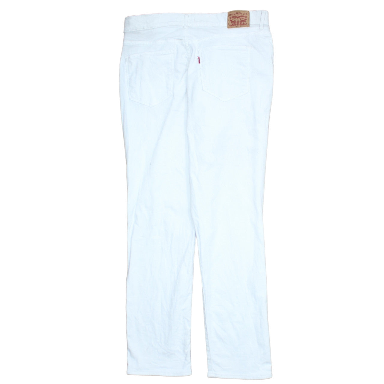 Levi's Women's White Classic Straight Denim Jeans Size 32