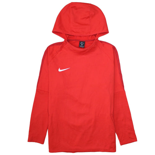 Nike Men's Red Dri-FIT Pullover Hoodie Size L Polyester Sportswear
