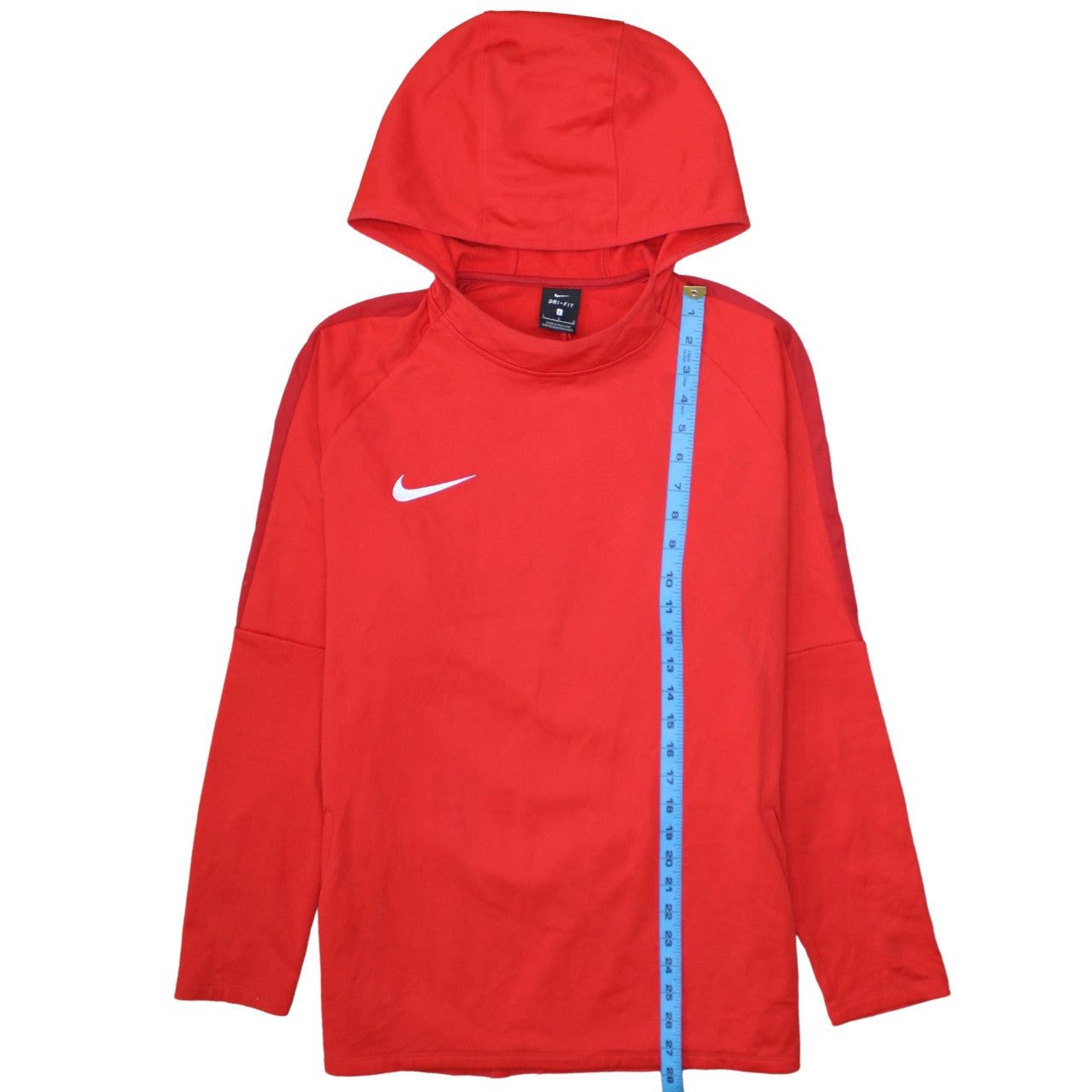 Nike Men's Red Dri-FIT Pullover Hoodie Size L Polyester Sportswear