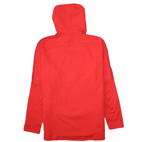 Nike Men's Red Dri-FIT Pullover Hoodie Size L Polyester Sportswear