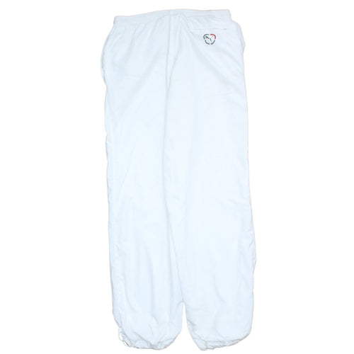 Puma Men's White Lightweight Track Pants Size S