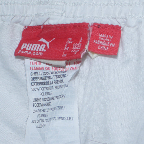 Puma Men's White Lightweight Track Pants Size S