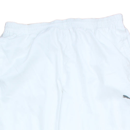Puma Men's White Lightweight Track Pants Size S