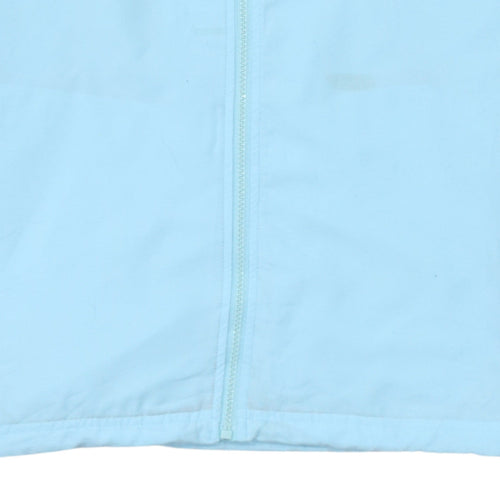Adidas Boys Blue Track Jacket Size 10 Years Full Zip Sportswear