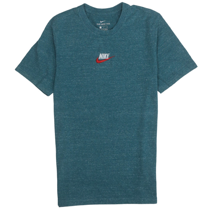 Nike Men's Blue Crew Neck Sports T-Shirt Size S