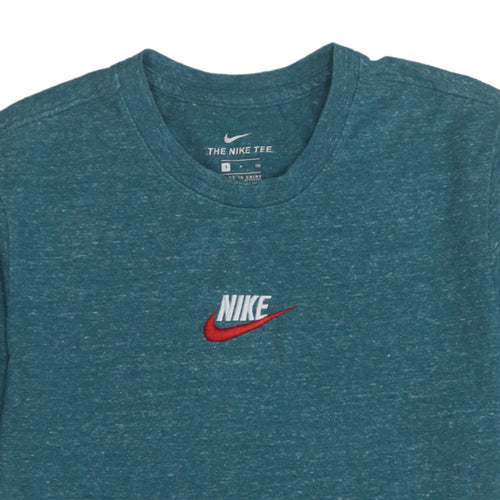 Nike Men's Blue Crew Neck Sports T-Shirt Size S