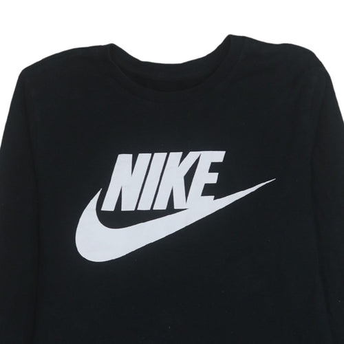 Nike Men's Black Long Sleeve Athletic T-Shirt Size S