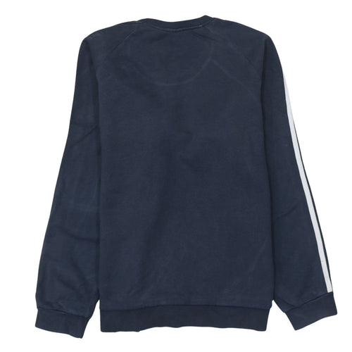Adidas Men's Blue Crew Neck Pullover Sweatshirt M Regular Fit
