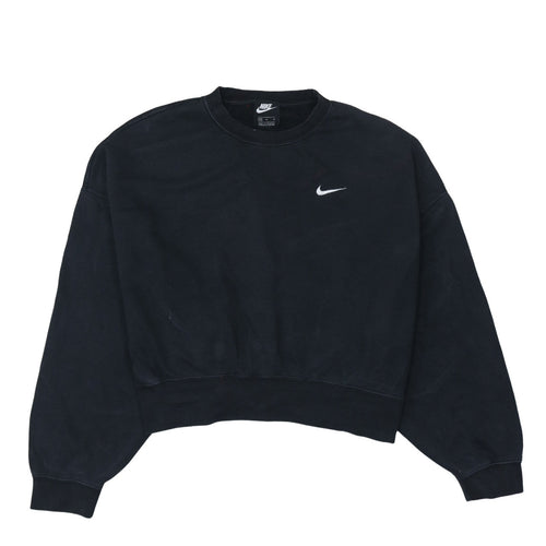 Nike Women's Black Crew Neck Pullover Sweatshirt Size M