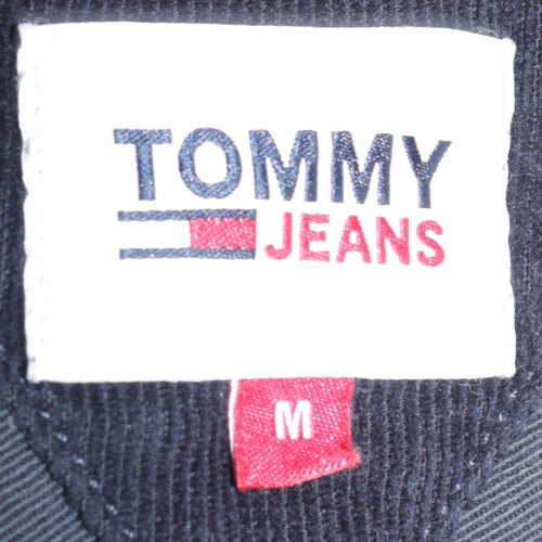 Tommy Jeans Men's Blue Cotton Long Sleeve Button-Up Shirt M