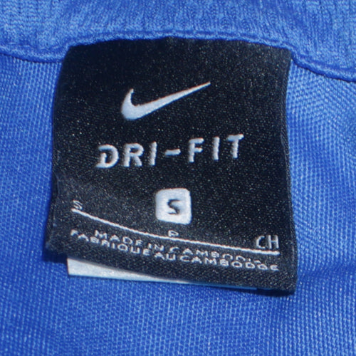 Nike Men Blue Full Zip Dri-Fit Football Sweatshirt Size S