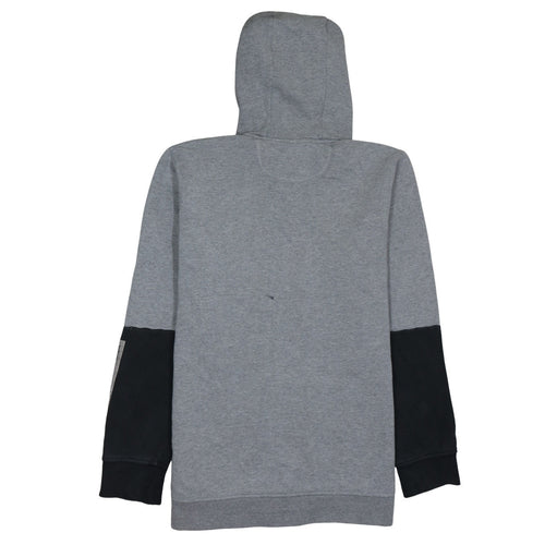 Adidas Men's Grey Full Zip Hoodie Size L Sports Fleece Jacket