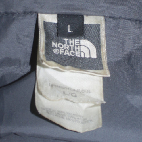 The North Face Men's Red Grey Waterproof Hooded Parka Jacket L