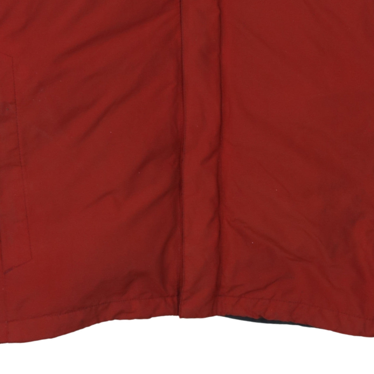 The North Face Men's Red Grey Waterproof Hooded Parka Jacket L