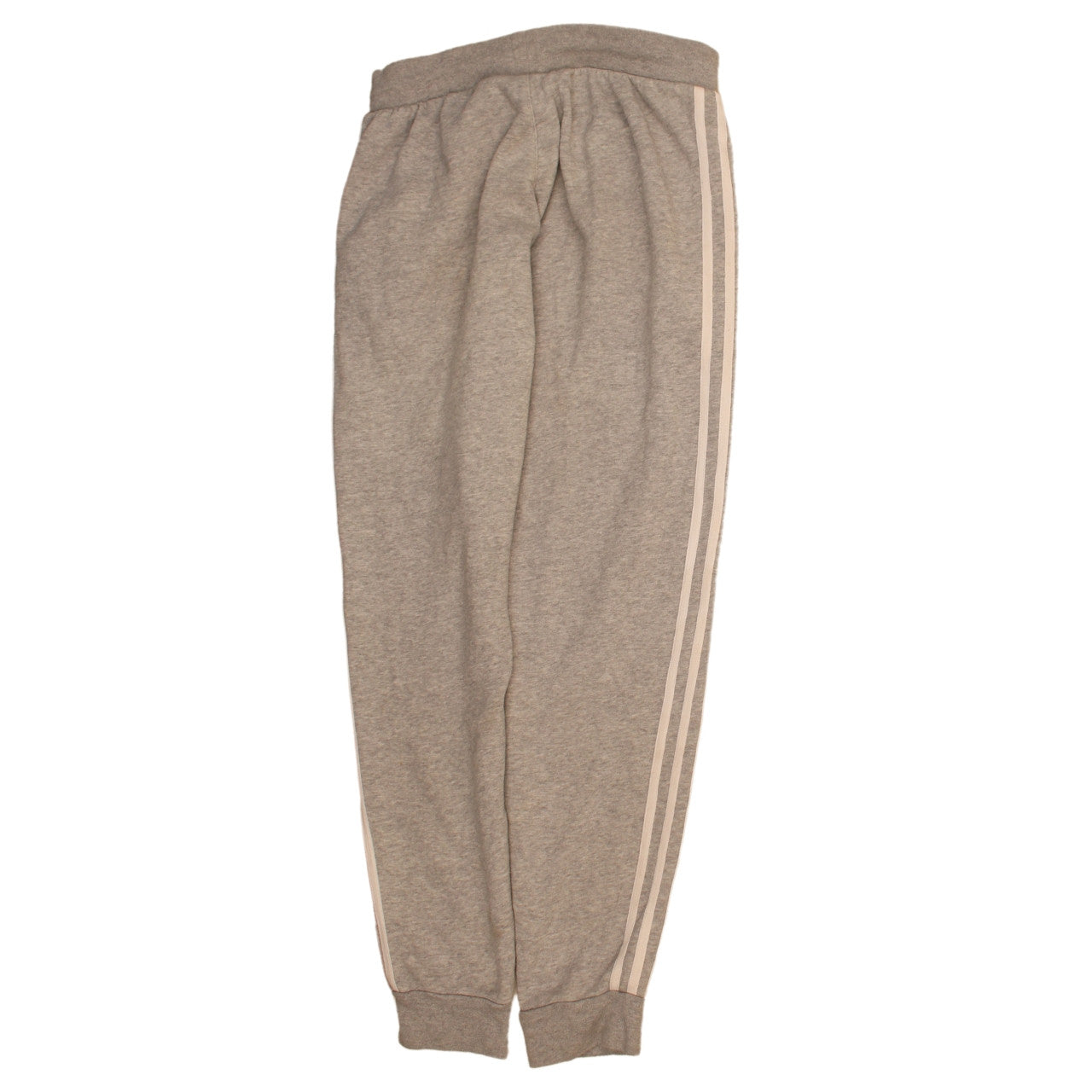 Adidas Women Grey XS Jogger Trousers with Stripes and Logo
