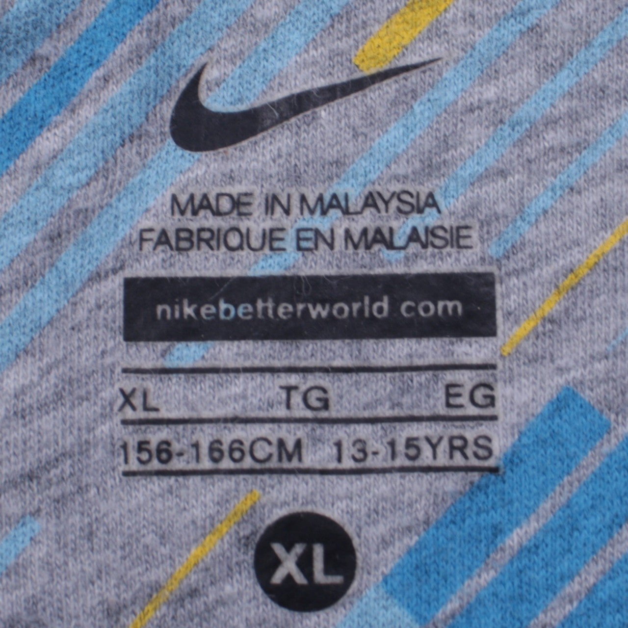 Nike Girls Blue XL Pullover Hoodie Just Do It Graphic Sportswear