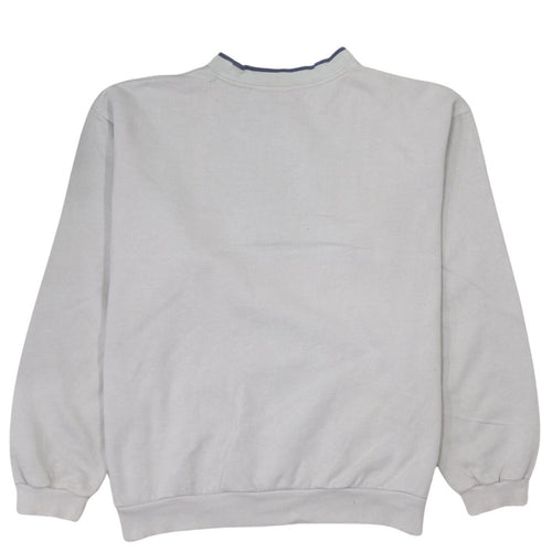 FILA Mens Beige Embroidered Logo Pullover Sweatshirt Size L