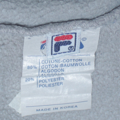FILA Mens Beige Embroidered Logo Pullover Sweatshirt Size L