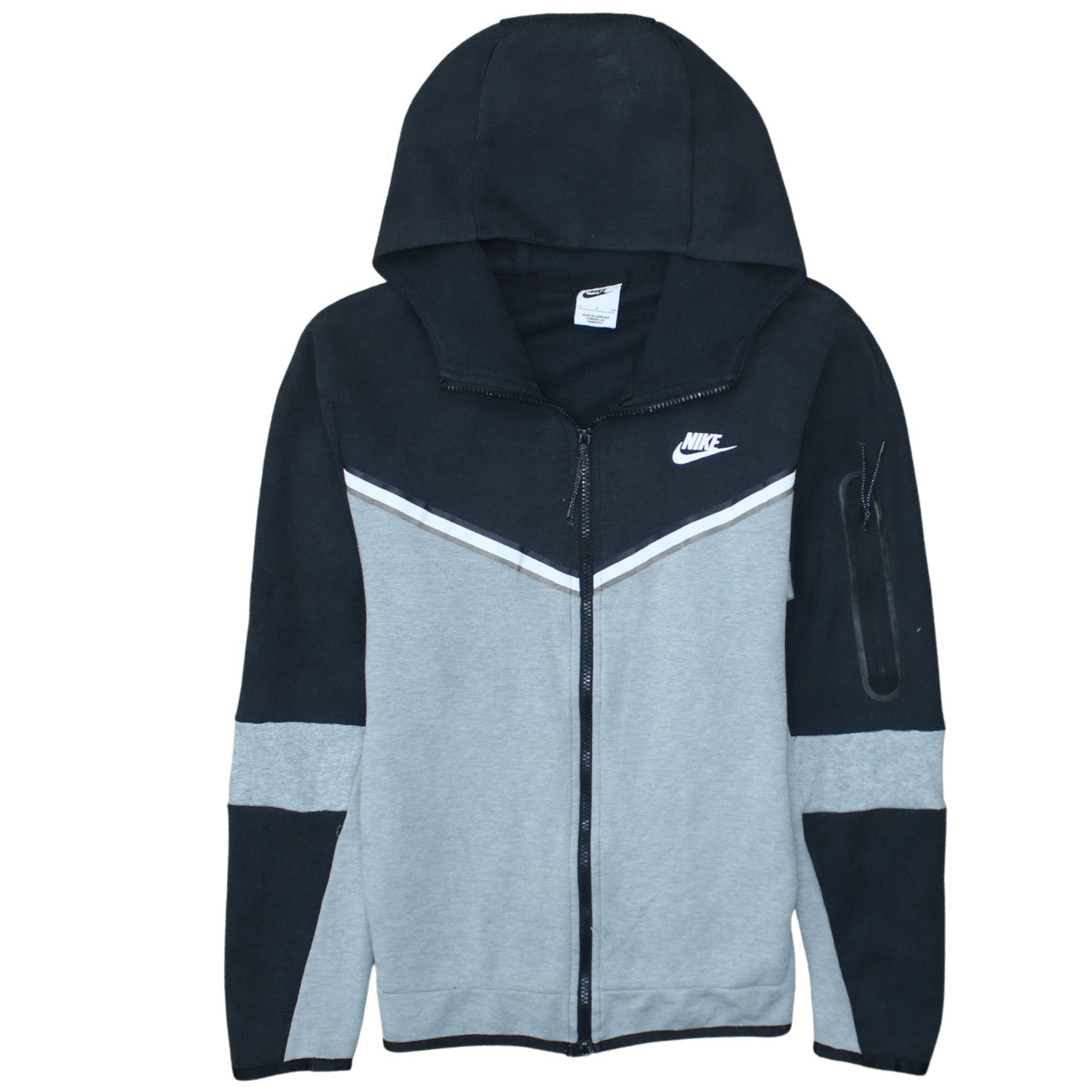 Nike Men's Grey Full Zip Hoodie Size S Sportswear