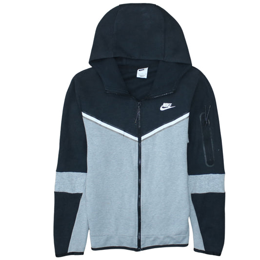 Nike Men's Grey Full Zip Hoodie Size S Sportswear