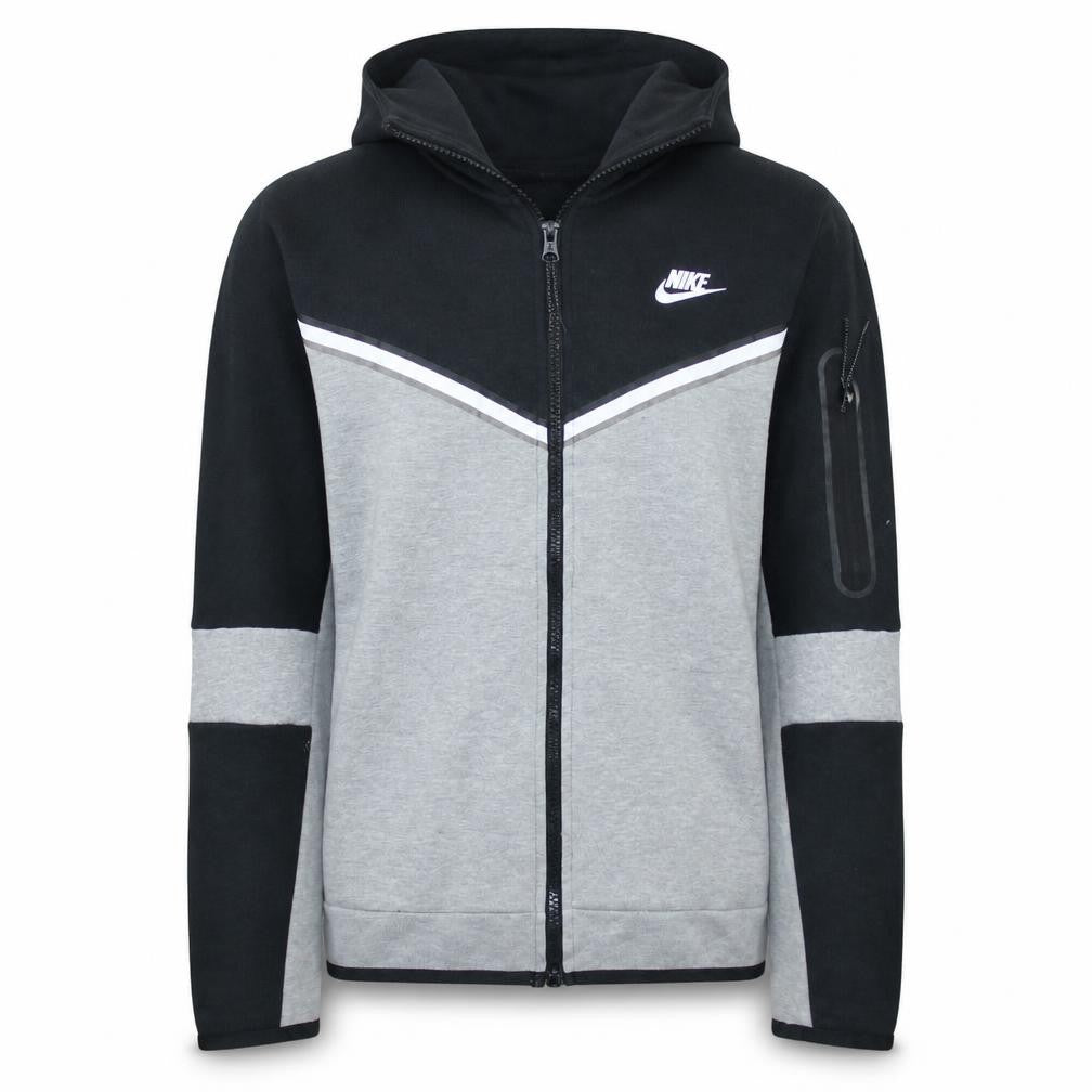 Nike Men's Grey Full Zip Hoodie Size S Sportswear