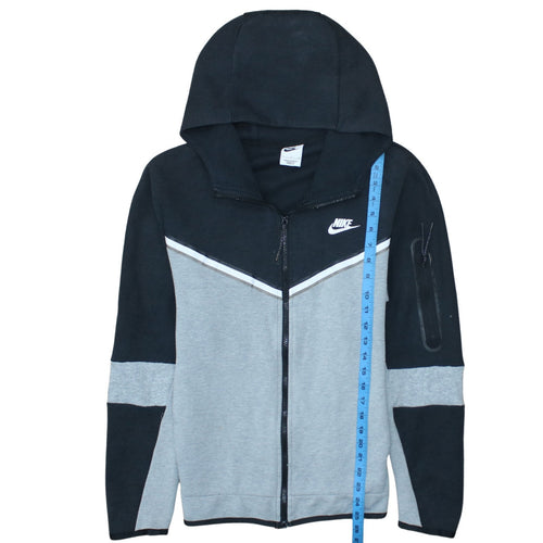 Nike Men's Grey Full Zip Hoodie Size S Sportswear