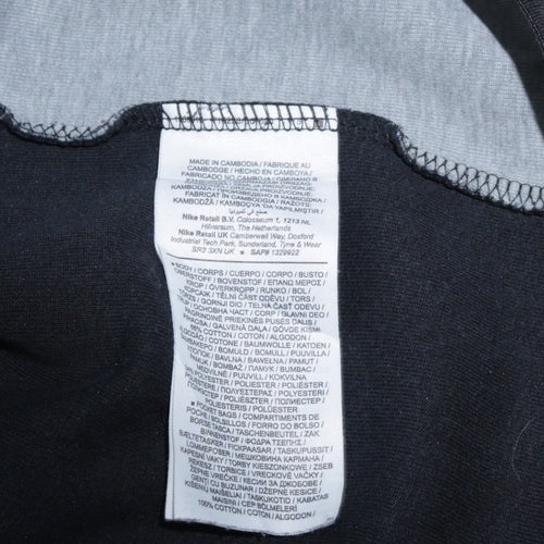 Nike Men's Grey Full Zip Hoodie Size S Sportswear