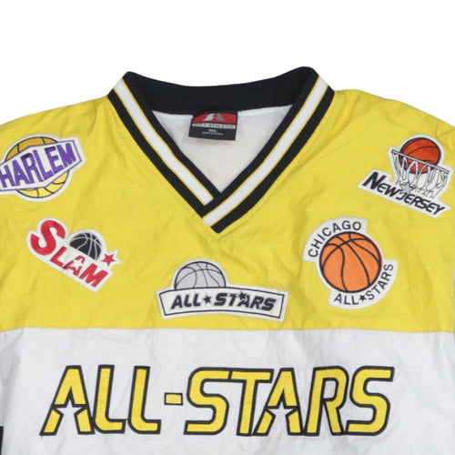City Athletic Men’s Multicoloured 2XL Varsity All-Stars Basketball Jacket