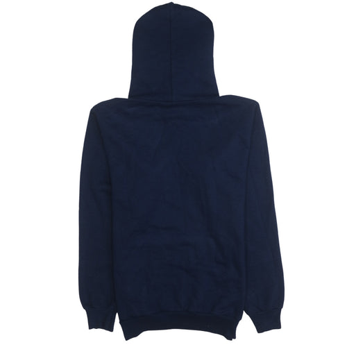 Walt Disney World by Hanes Navy Blue Hoodie Women S Pullover 2009 Graphic