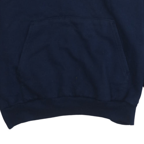Walt Disney World by Hanes Navy Blue Hoodie Women S Pullover 2009 Graphic