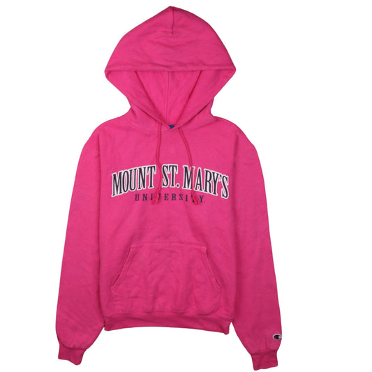 Champion Women's Pink Mount St. Mary's Hoodie XS Fleece Pullover
