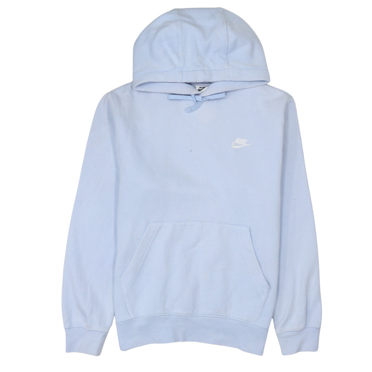 Nike Mens Blue Pullover Hoodie Small Regular Fit Fleece
