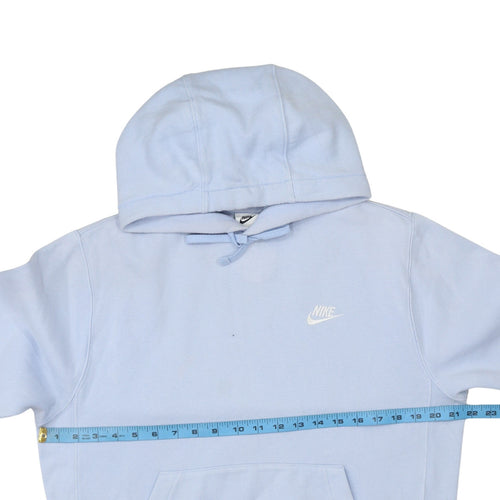 Nike Mens Blue Pullover Hoodie Small Regular Fit Fleece