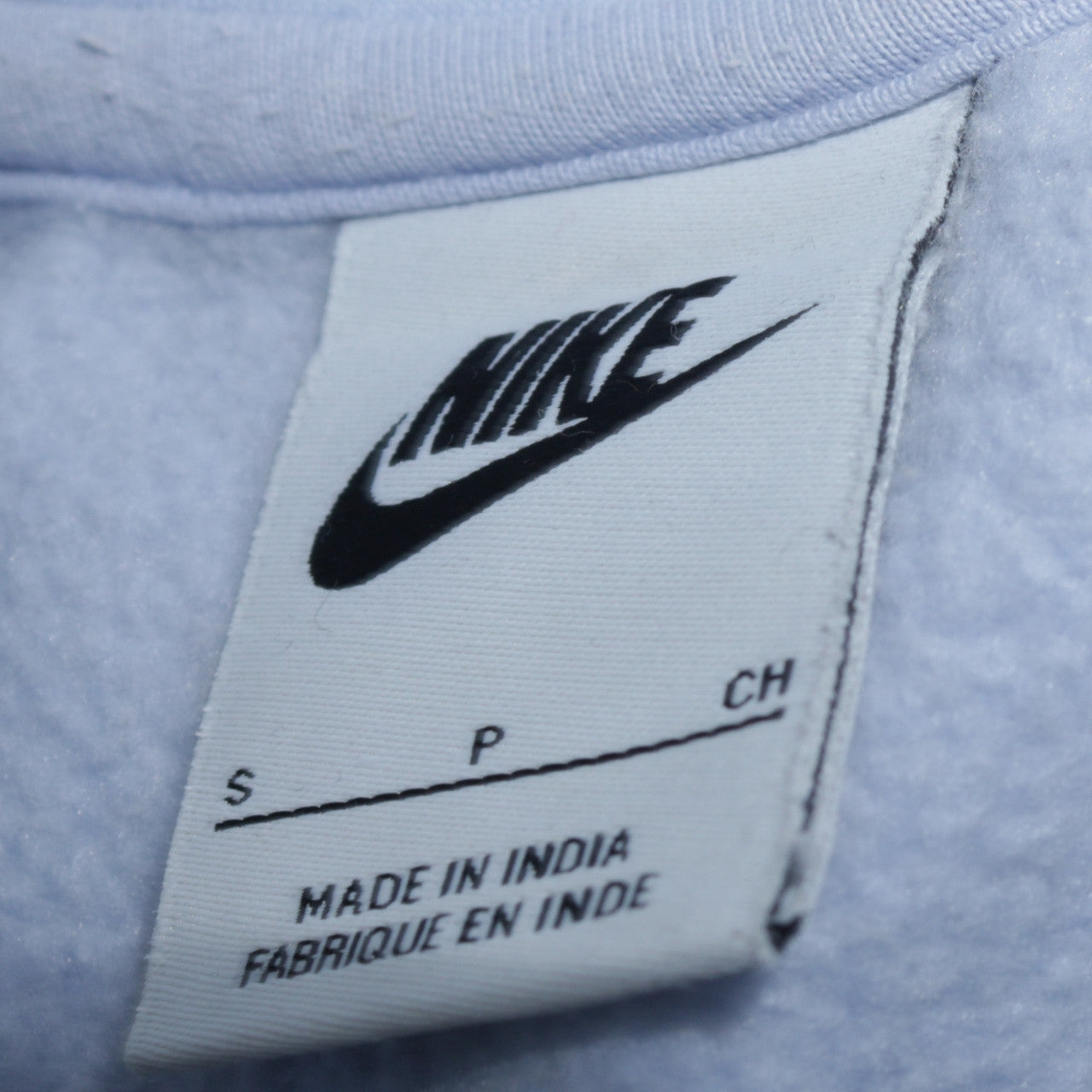 Nike Mens Blue Pullover Hoodie Small Regular Fit Fleece