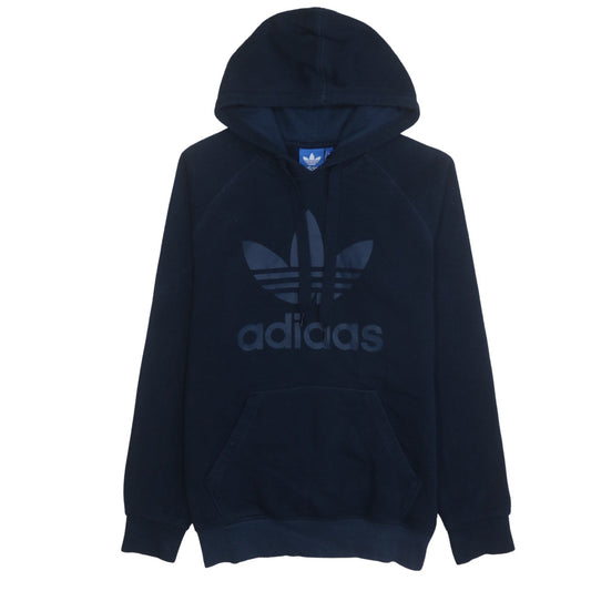 Adidas Men's Blue Pullover Hoodie Size S Regular Fit Logo Design